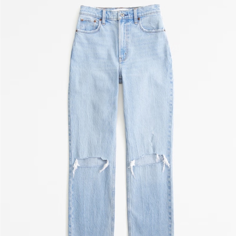 90s Straight Jeans: High Rise